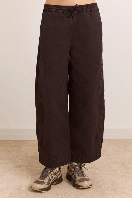 Felix Twill Trouser - Washed Black