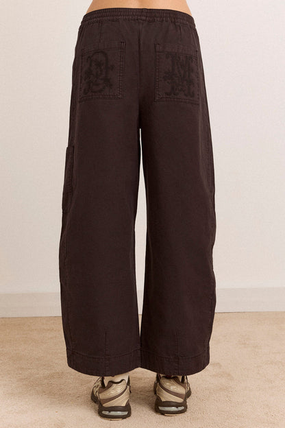 Felix Twill Trouser - Washed Black